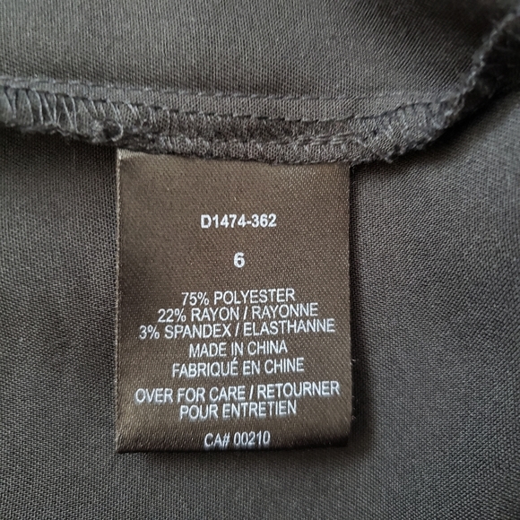 Edit by Jeanne Beker dress, black, Size 6 - Picture 10 of 13